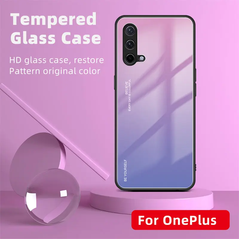 Задняя крышка из закаленного стекла Oneplus Nord CE EB2101 EB2103