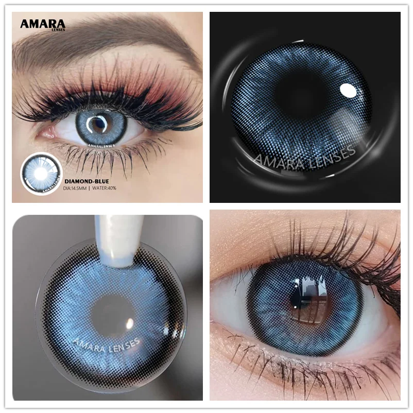 new arrival 1pair aurora color cosmetic contact lenses colored lenses for eyes free global shipping