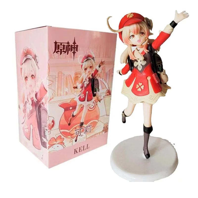 

Новинка 2022, фигурка аниме Genshin Impact Klee 16 см, фигурка из ПВХ, Коллекционная модель, подарок для детей, игрушка