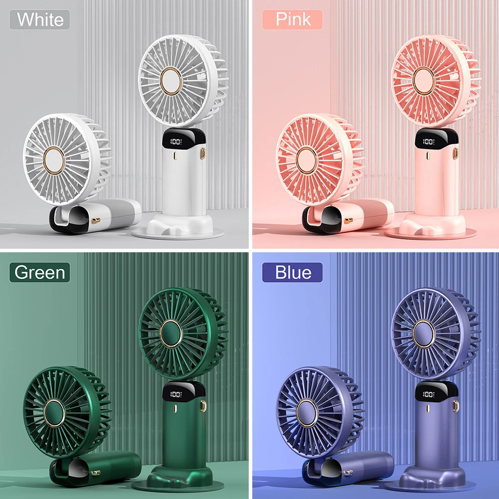 

Mini Portable Fan USB Rechargeable Summer Handheld Cooling Fan for Home Living Room Bedroom Office Supplies