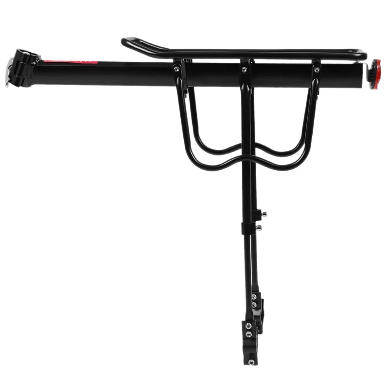 

Black Bike Bicycle Quick Release Luggage Seat Post Pannier Carrier Rear Rack Fender