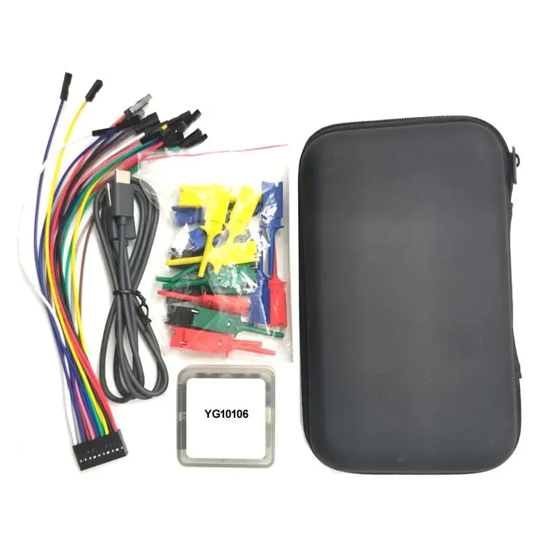 

YG1016 Mini USB-порт Type-C Logic16 100 МГц 16-канальный логический анализатор для официального программного обеспечения ARM FPGA