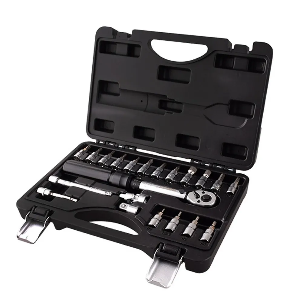 

21 In 1 Torque Wrench Bits Set Bicycle Motorcycle Detection Repairings Tool High