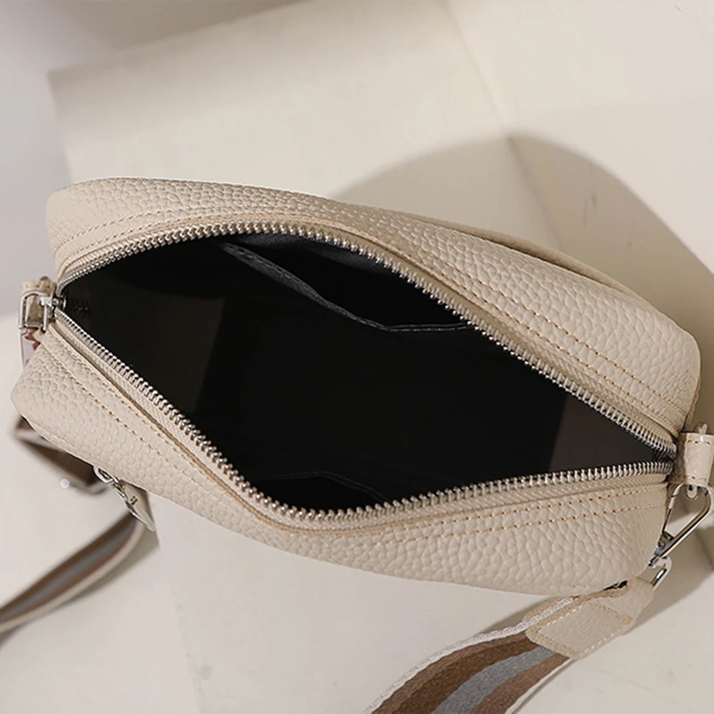 2022 модные корейские однотонные сумки через плечо из искусственной кожи для