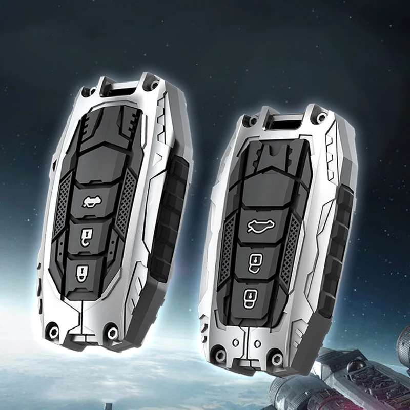 Фото Чехол для автомобильного ключа из цинкового сплава для Toyota bZ3 Asia Dragon Car Shell Yize C-HR Prado Sienna CROWN KLUGER HARRIER №4