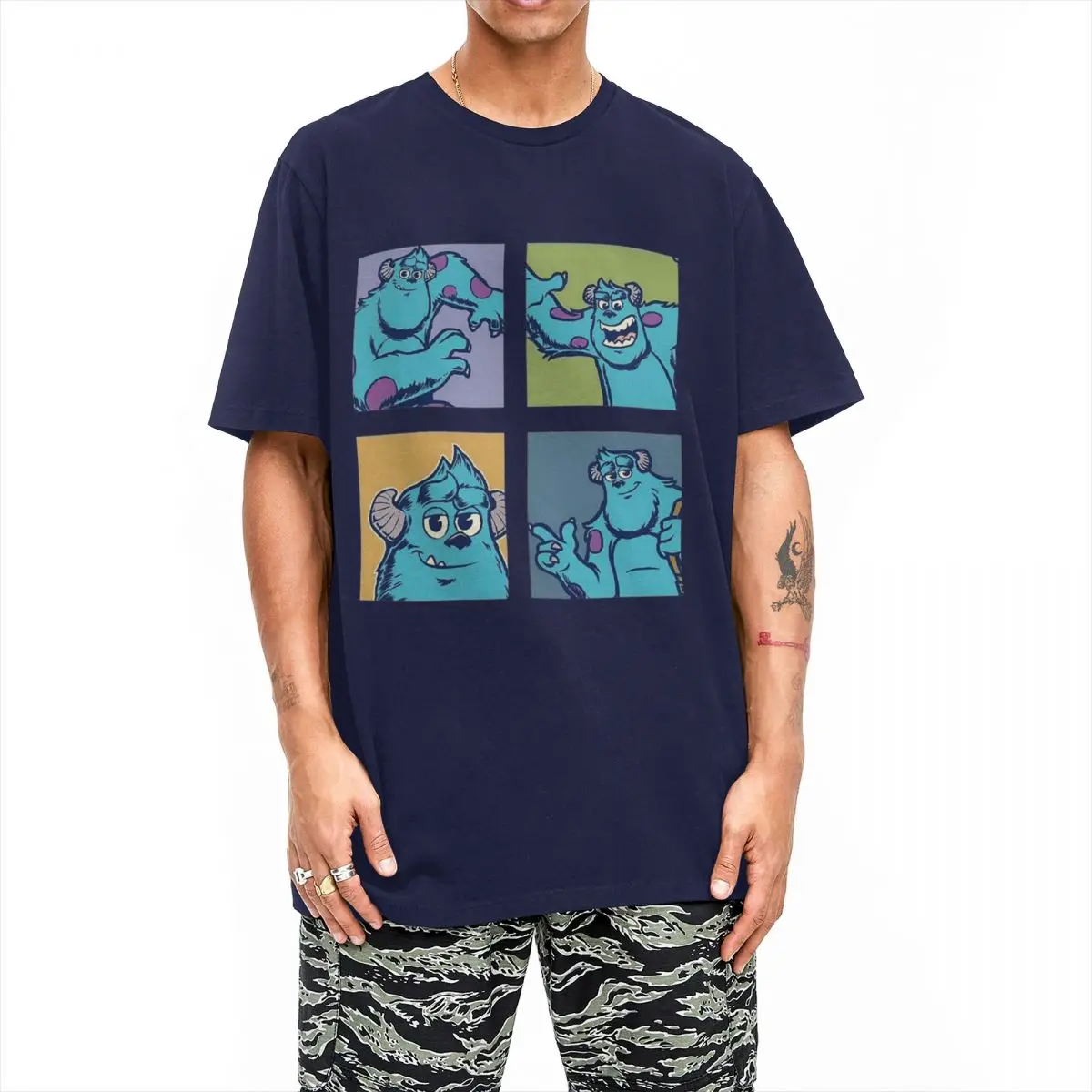 Мужские и женские футболки Sulley Sullivan Monsters Inc University топы из 100% хлопка футболка с