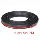 Уплотнительная лента для дверей автомобиля, звукоизоляционная Пылезащитная Уплотнительная наклейка с сильным клеем и шумоподавлением, универсальная для кузова автомобиля, 11, 72 м