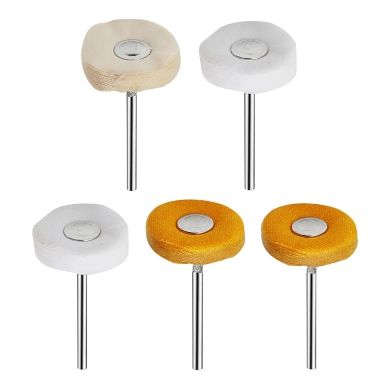 

Cloth Wheel Polishing With Handle Cloth Felt Wheel Polishing Tool 5PCS