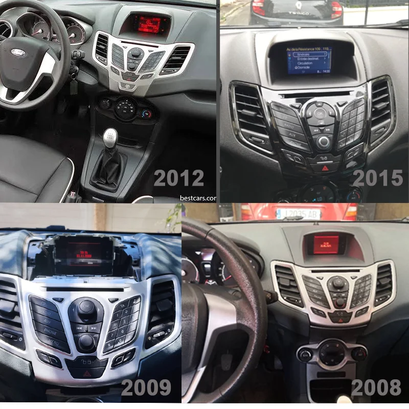 Автомагнитола 2 Din для Ford Fiesta 2009-2017 Android 10 Автомобильная Мультимедийная