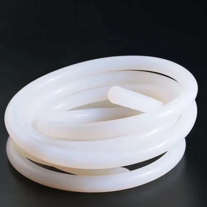Уплотнительный шнур из твердой силиконовой резины белый уплотнительный