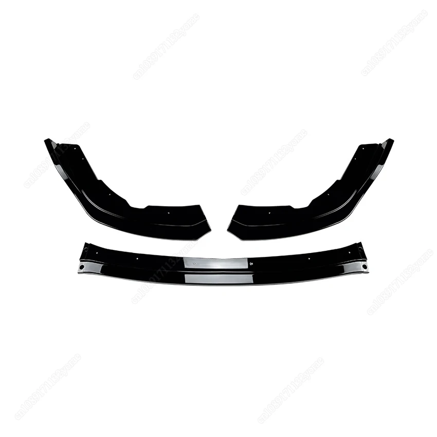 Фото Для Subaru Impreza WRX STI 2011-2014: Передний бампер, сплиттер, диффузор, нижний воздухозаборник, ABS, черный, тюнинг-комплект №5