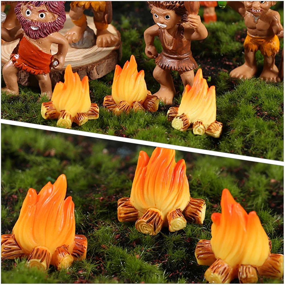 24 шт. украшения ручной работы миниатюрные цветочные горшки для костра ручные