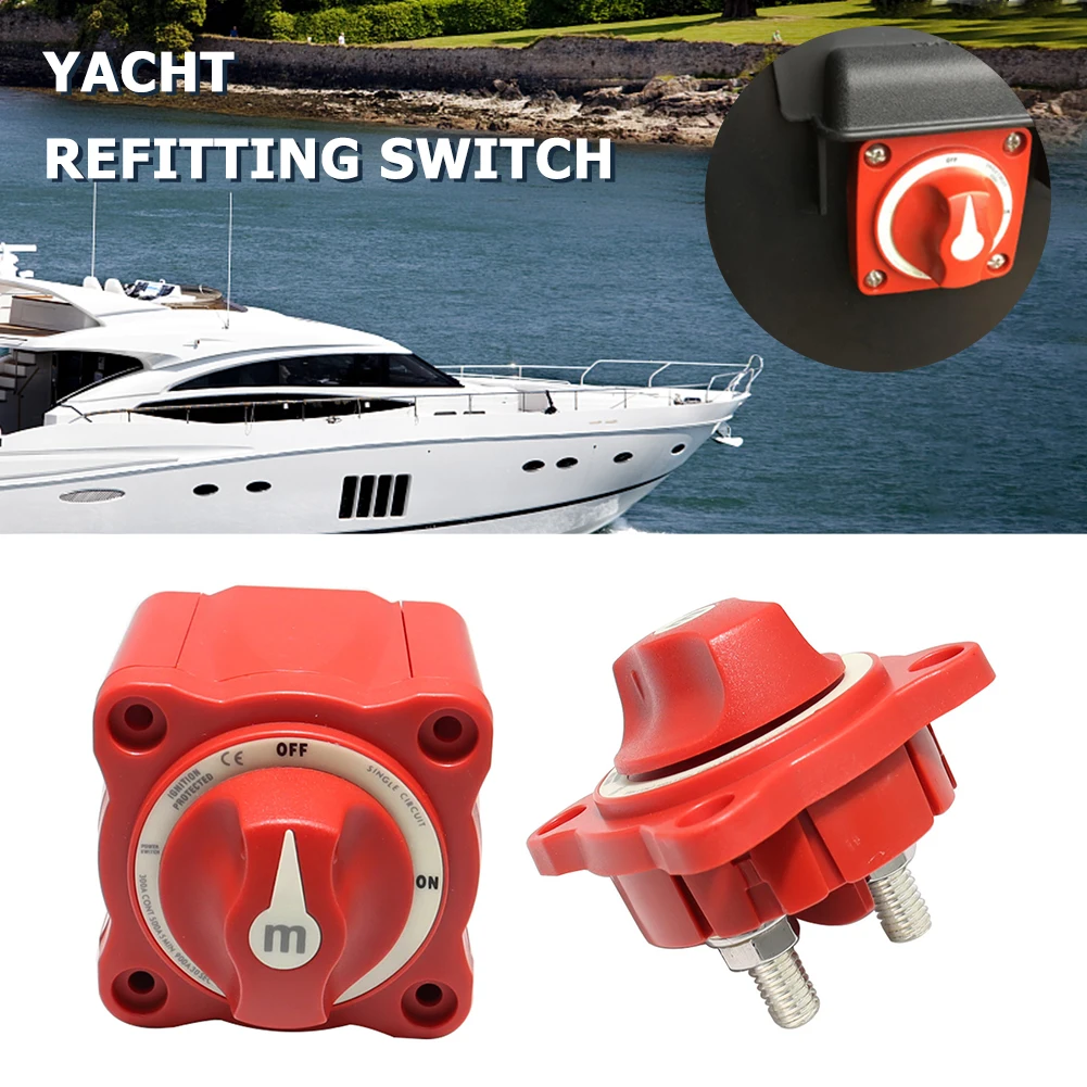 

300A Battery Cut Off Switch Auto Accessories 12V-48V Car Battery Disconnect Switch Battery IsolatorDisconnect Switch for Boat RV