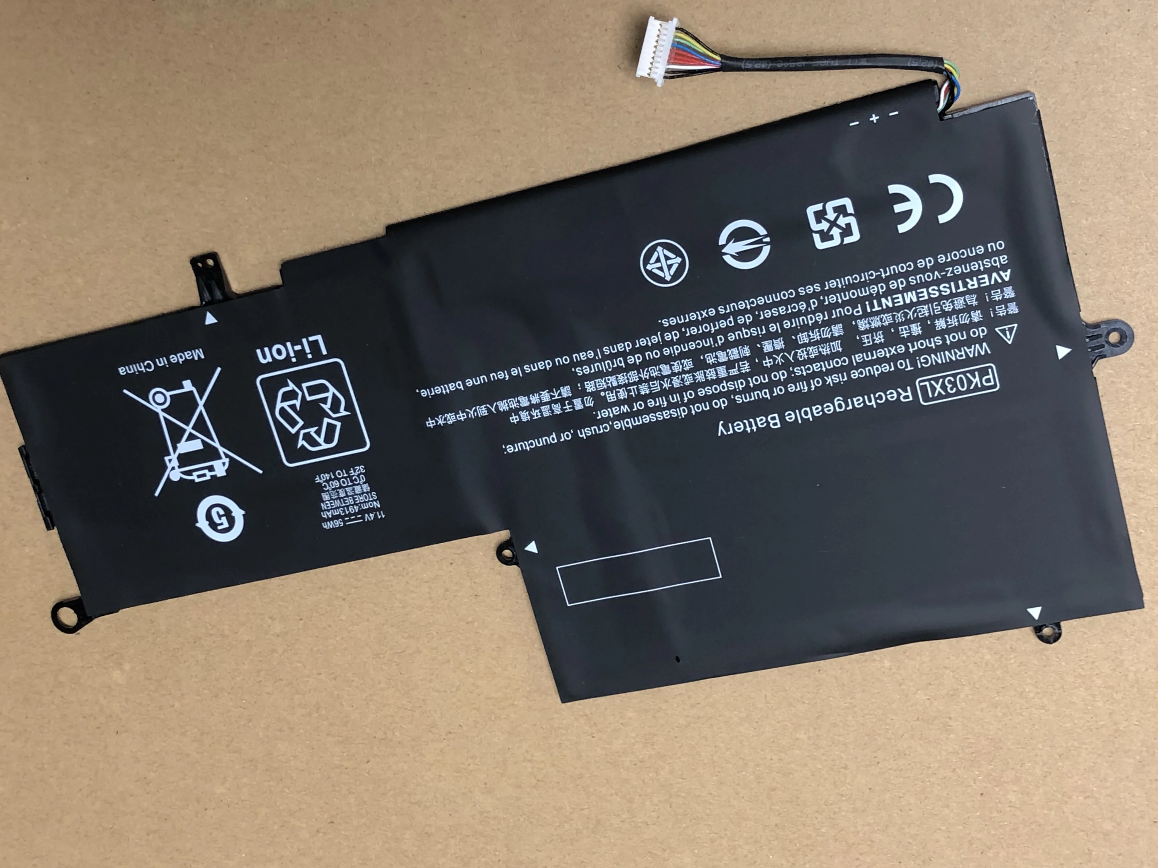 Аккумулятор PK03XL для ноутбука HP Spectre Pro X360 13 G1 Series M2Q55PA M4Z17PA HSTNN-DB6S 6789116-005 11 4 V 56W |
