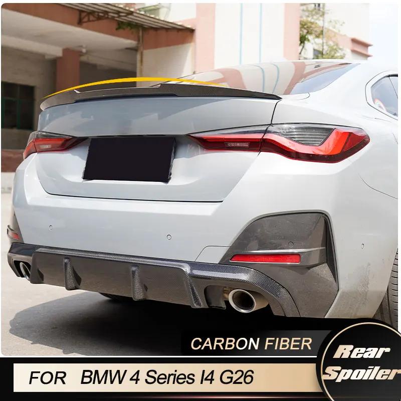 Автомобильный задний спойлер багажника крылья для BMW 4 серии I4 G26 M Sport двери 2021-2023