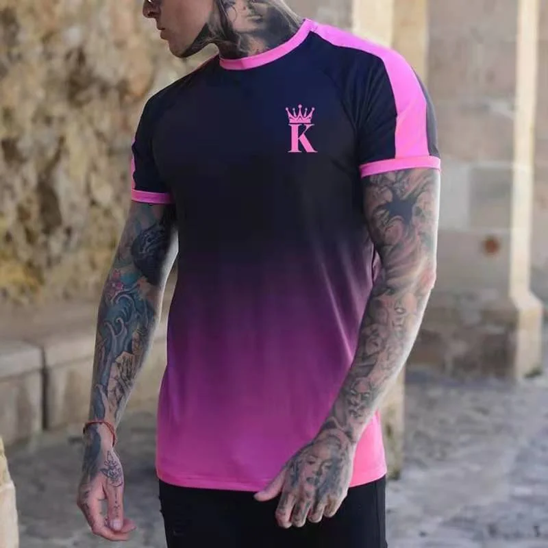 

T-Shirt Men's Oversized Clothes Fashion Tie Dye Tee Shirt Male Summer 2022 Sleeve Top Casual Unisex Harajuku T Shirt For Men