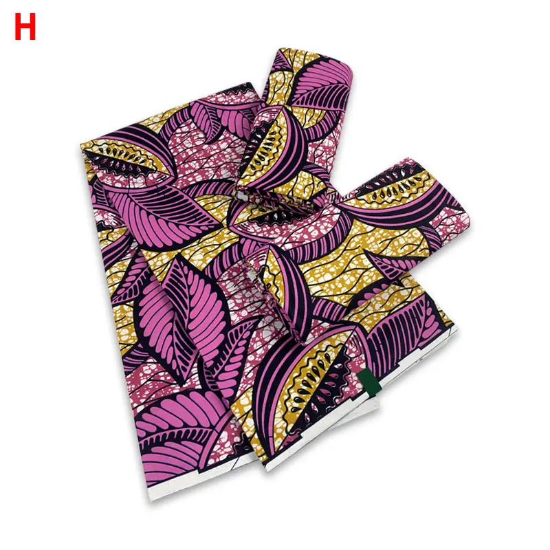 

New Guaranteed Veritable 100% Original Real Wax Ankara Fabric 2022 African Print Fabric For Wedding Dress Tissus 100%Coton 9A022