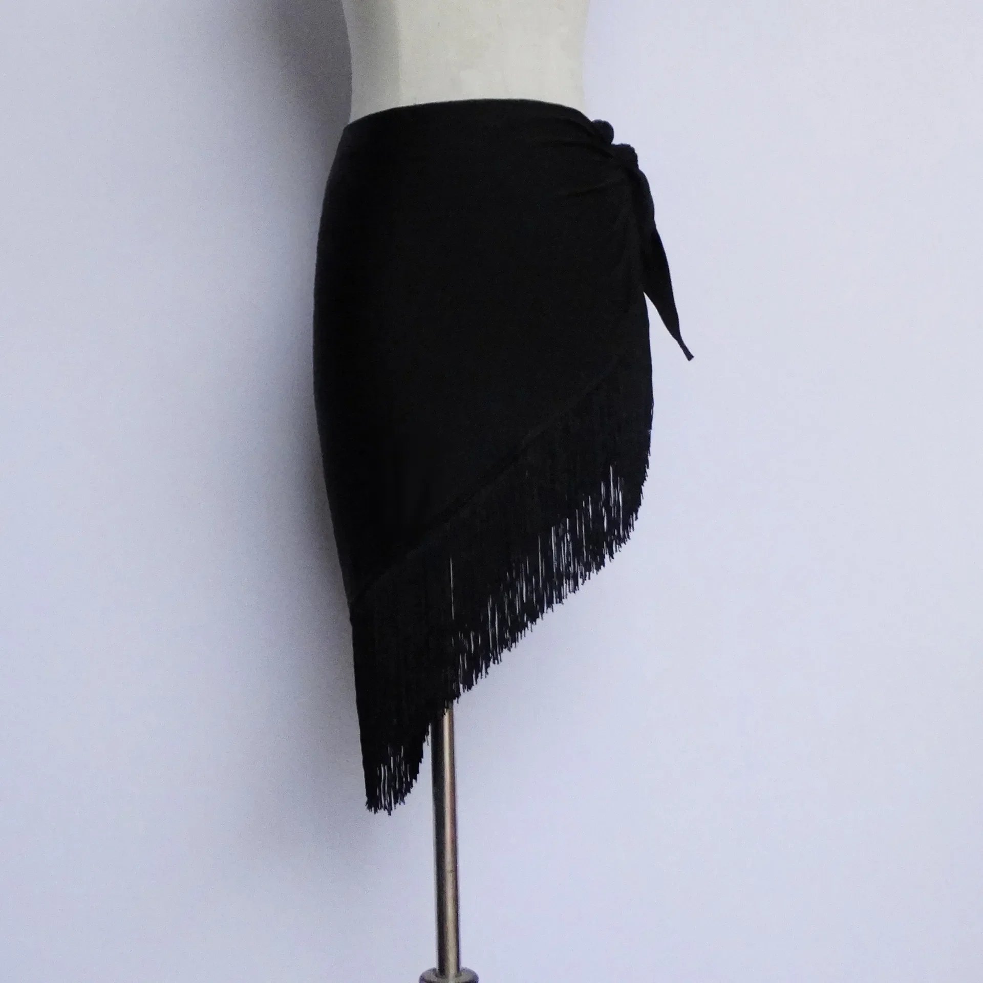 Шарф с кисточками для латиноамериканских танцев разноцветная юбка танца живота