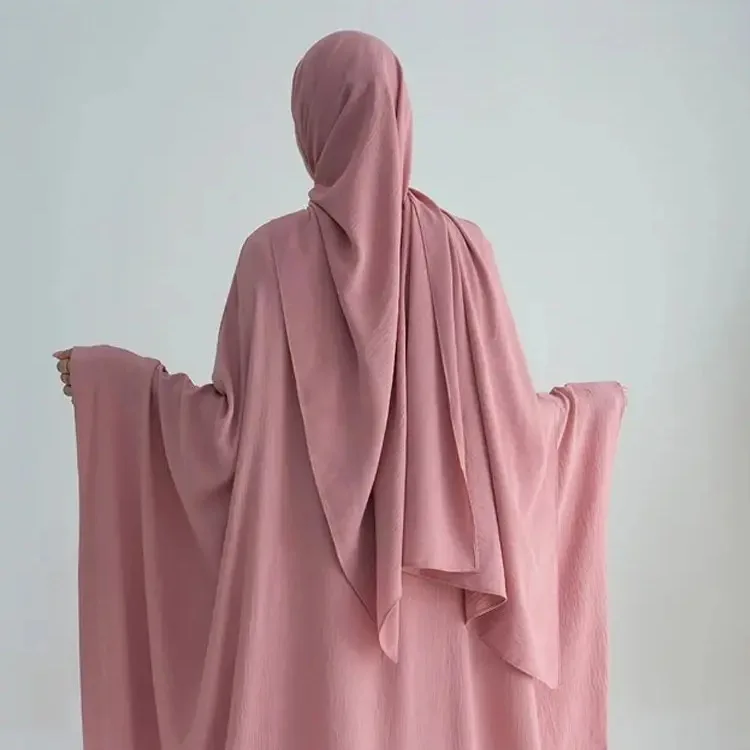 Женский однотонный шарф-хиджаб большого размера из ледяного шелка шарф высокого