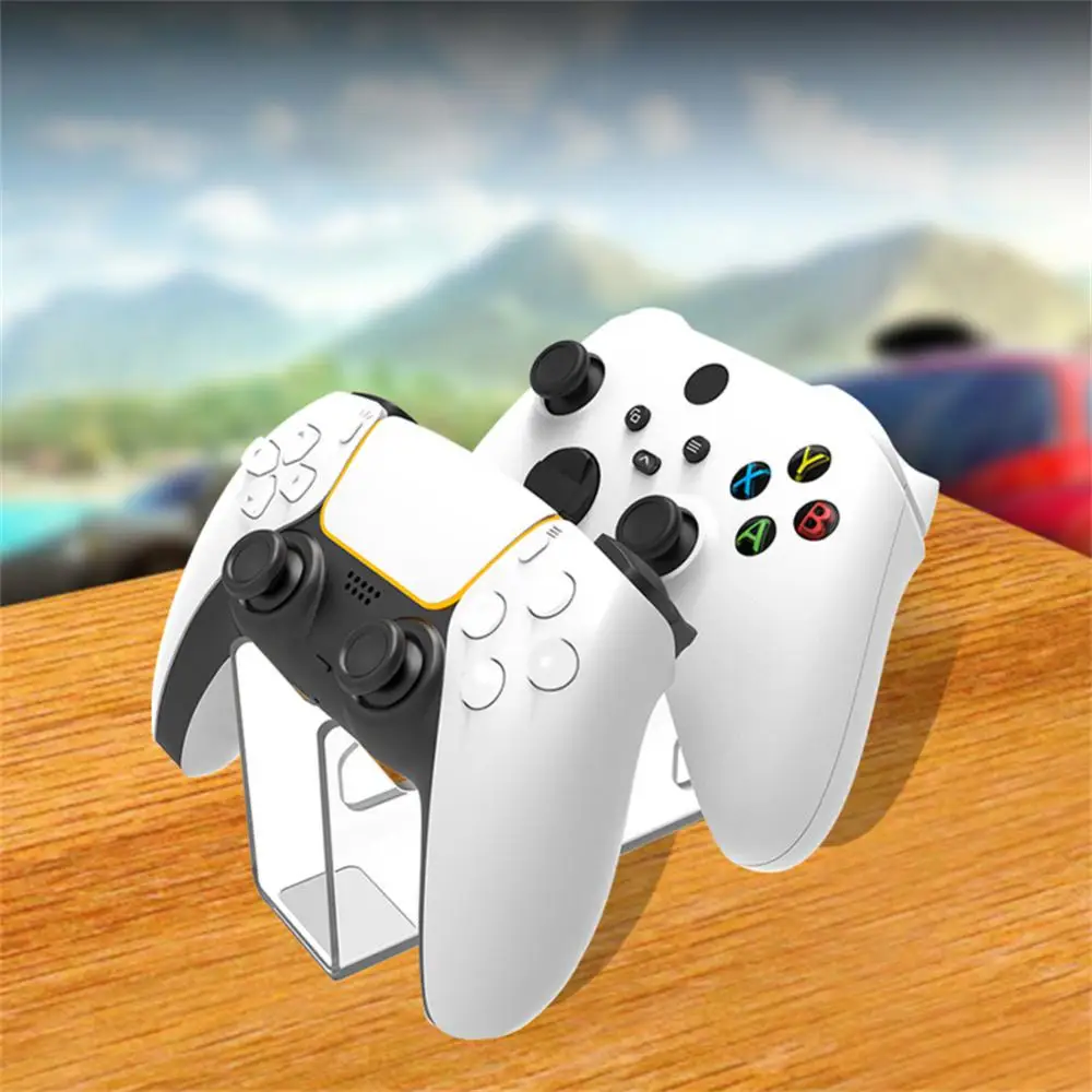 

For X BOX Gamepad Bracket Game Handle Display Stand For PS5/PS 4/Switch Controller Gamepad Transparent Desktop Display Mount