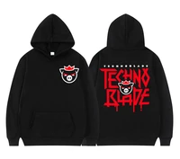 commemorate technoblade merch double sided printed hoodie men women fashion funny cute hoodies sweatshirt man oversized clothes