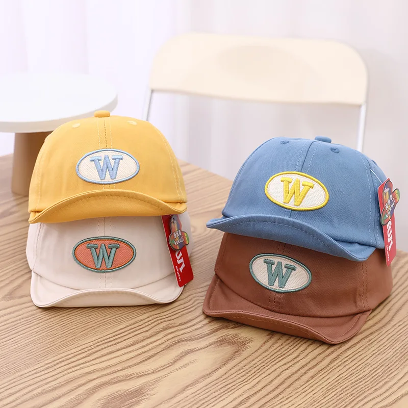 

Fashion Baby Boy Cap Spring Letter Kids Hat for Girls Cotton Adjustable Infant Baseball Caps Toddler Accessories Baby Stuff