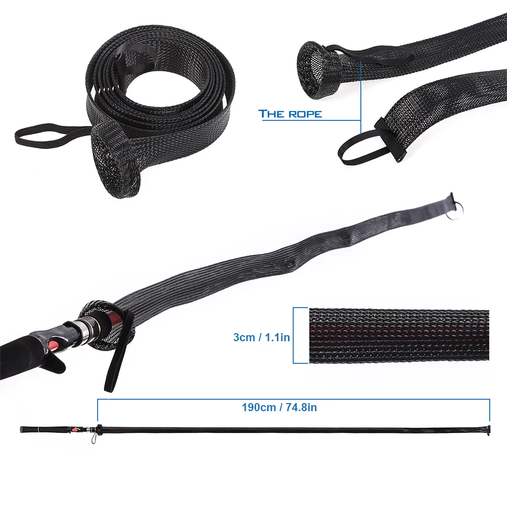 Чехол для рыболовного удилища чехол спиннинга защитная трубка кастинга
