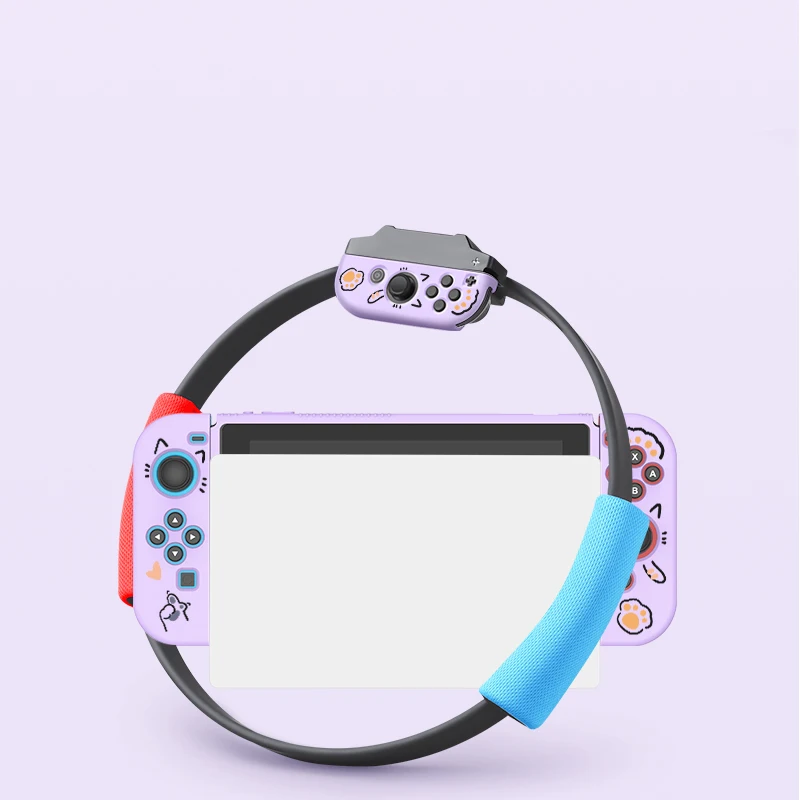 Защитный чехол для Nintendo Switch Oled с тремя маленькими кошками