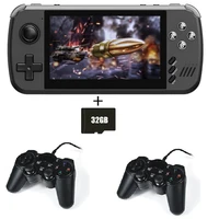 retro x39 portable game console 4 3 inch ips screen open source ps1 quad supporting wired controller free shipping