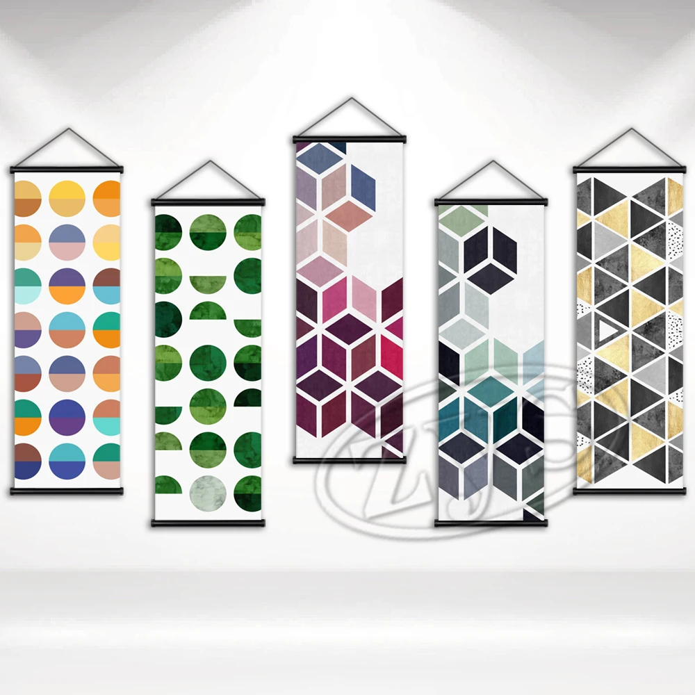 

Wall Art Geometric Picture HD Printed Graphical Hanging Scrolls Canvas Painting Poster Modular Living Room Bedroom Home Decor
