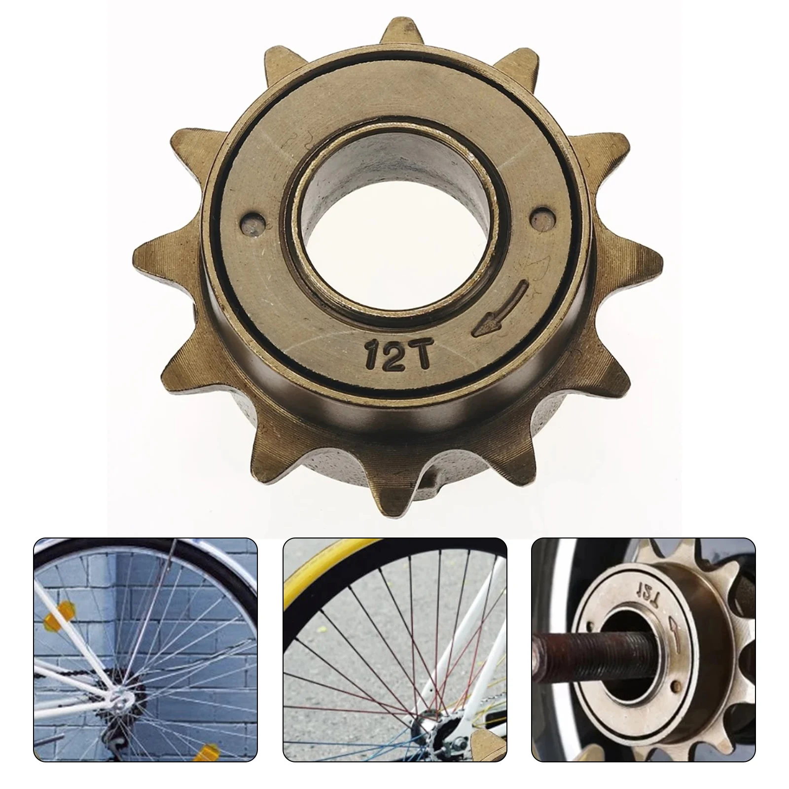 

Bicycle Freewheel High Hardness Steel Bike Freewheel Professional Single Speed 12T Flywheel For Electric Bicycle Cycling Parts