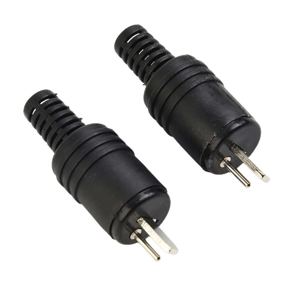 

1/2pcs 2 Pin DIN Hi-Fi Speaker Plug Cable Audio Connector - Screw Connections Power Audio Lamp Signal Plug Adapters