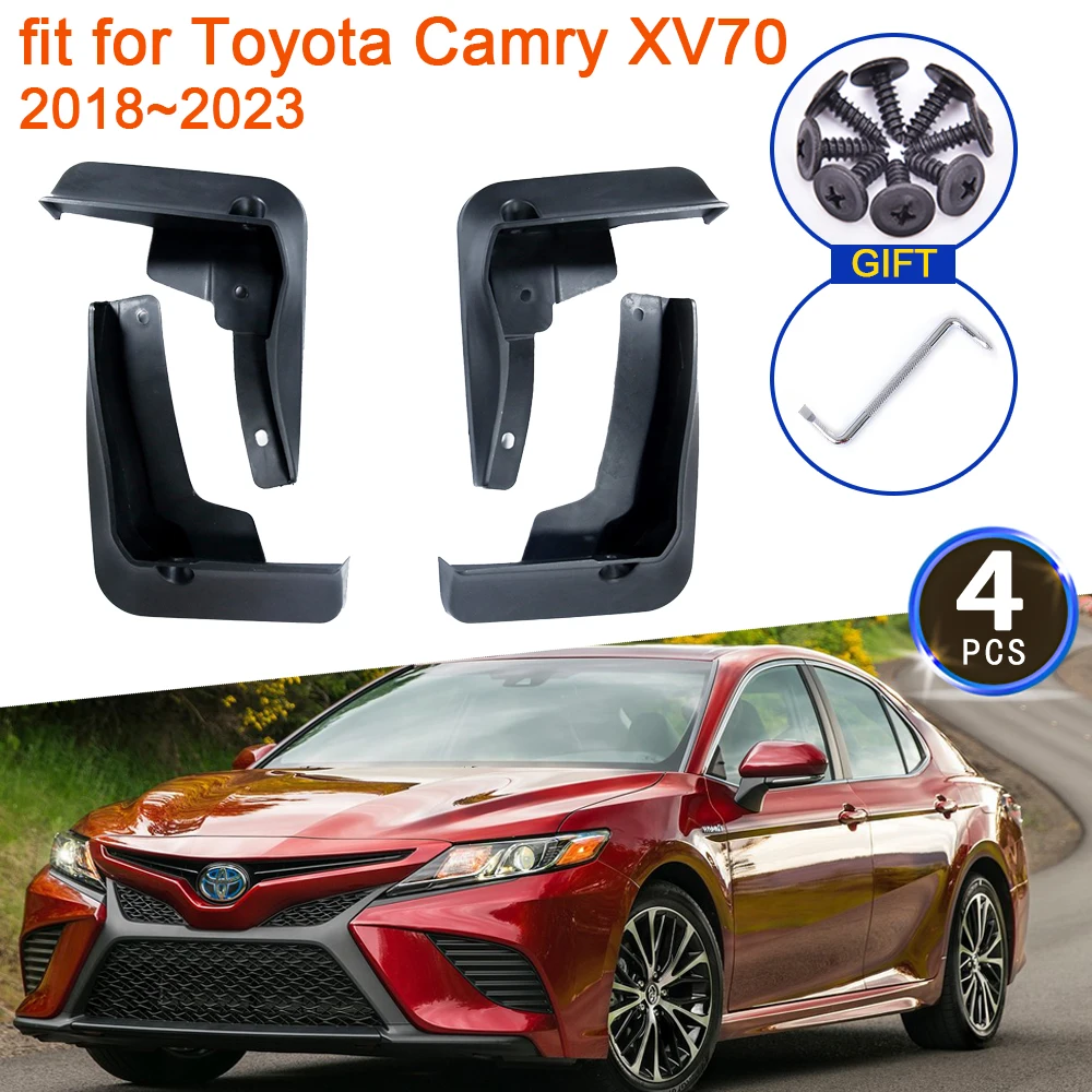 Брызговики для Toyota Camry XV70 2018 2019 2020 2021 2022 2023 переднего колеса аксессуары стайлинга
