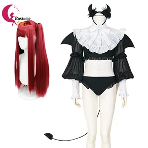 My Dress Up Darling Cosplay Marin Kitagawa Devil Dress Lolita Cosplay Costume Cute Maid Cosplay Wigs
