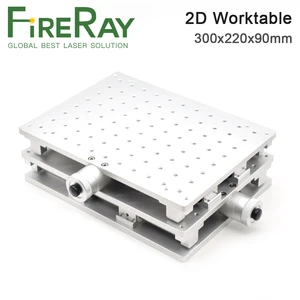 FireRay Laser Mark Machine 2D Worktable 300x220x90mm X-axis Adjustable 0-150mm Y-axis Adjustable 0-190mm Fixed Scews M6