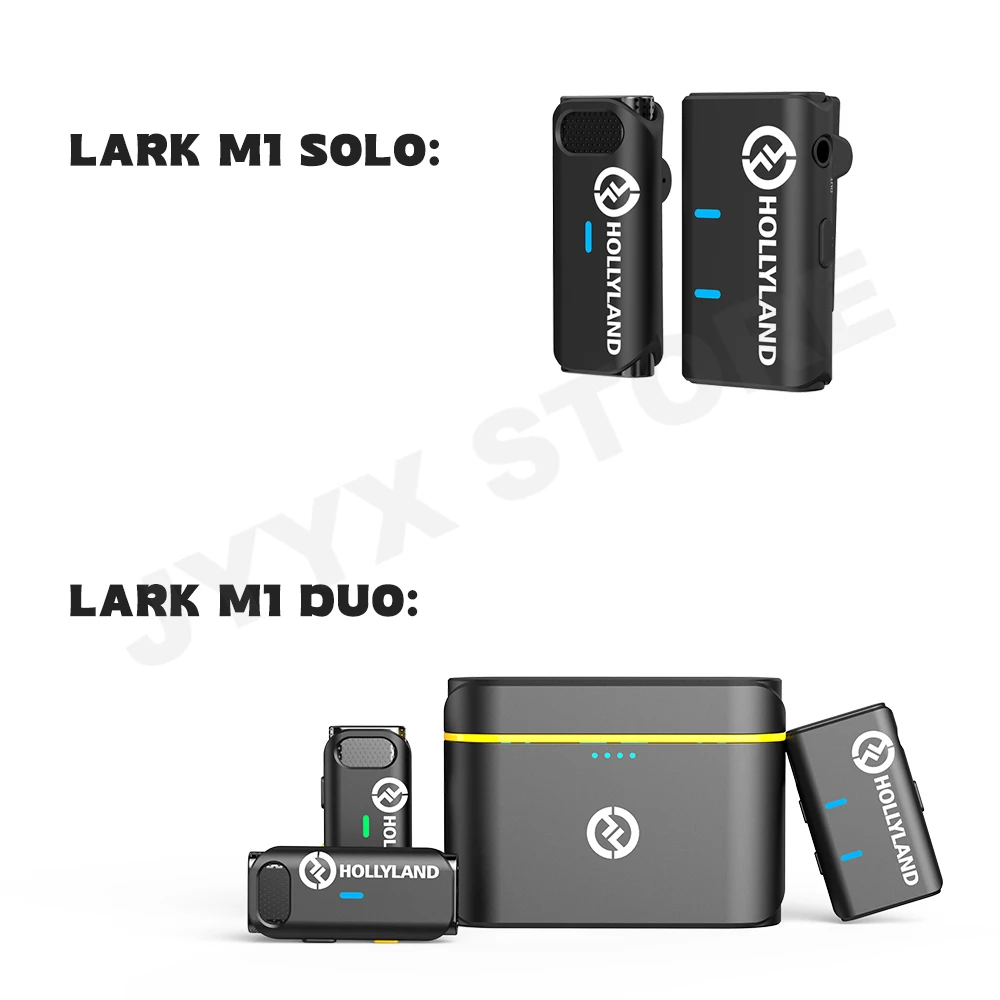 Najtaniej Hollyland Lark M1 Duo 600ft Bezprzewodowy Mikrofon Z Etui Z Funkcją ładowania Przenośny Mini Klapa Mikrofonu Nagrywanie Audio Wideo Dla Telefonów