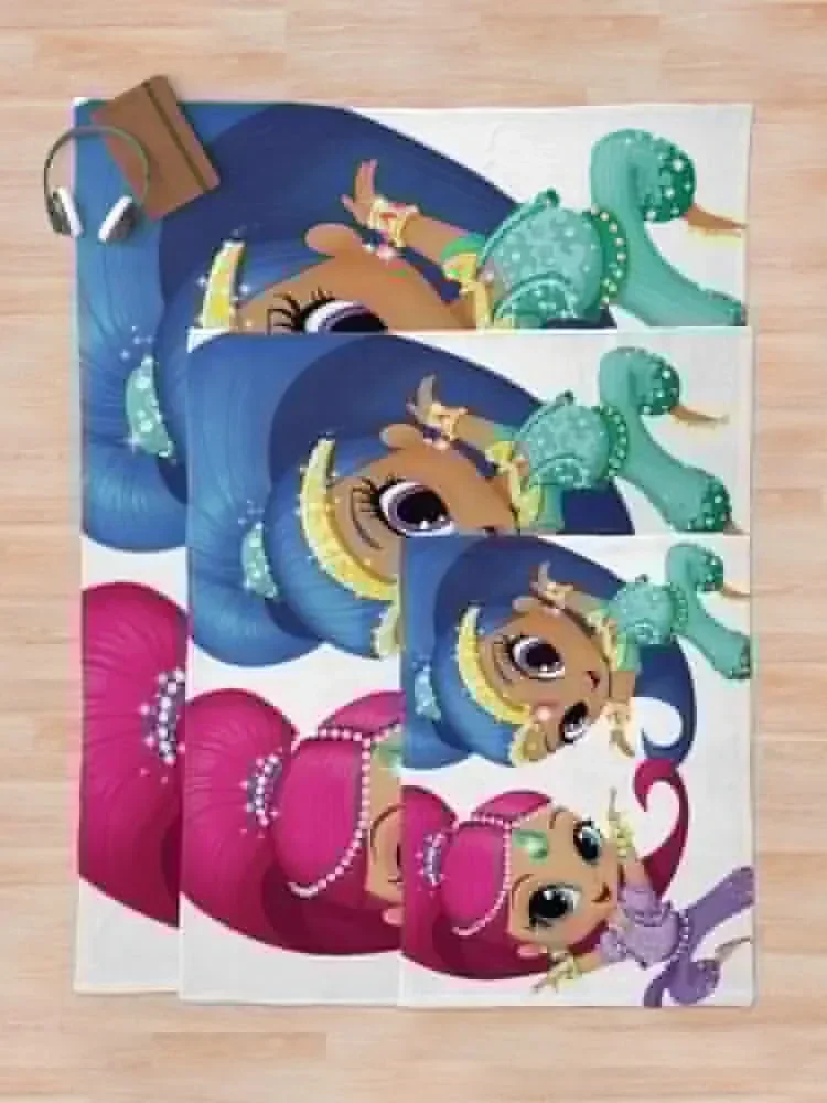 Шиммерная и блестящая подушка одеяло в стиле аниме волосы рождественские