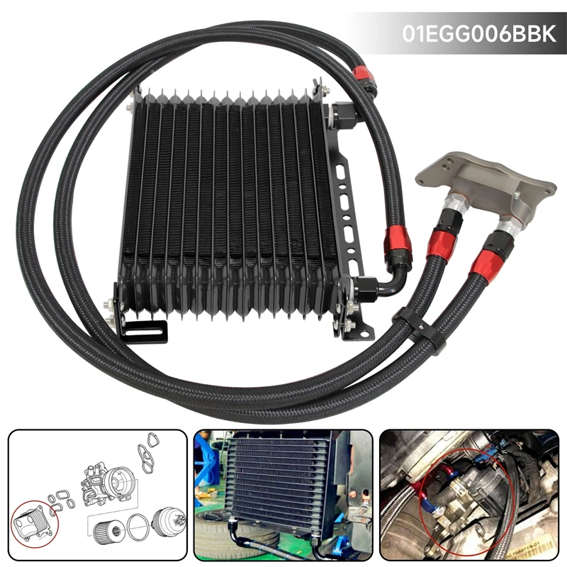 

Комплект масляного радиатора AN10 15 рядов с кронштейном, подходит для BMW Mini Cooper S Supercharger R56 Engine 1,6 л 2006-2012, черный/синий