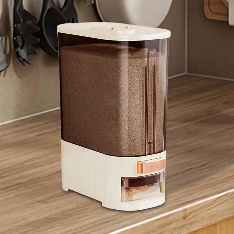 Диспенсер для риса герметичный диспенсер сухих круп зерна влагостойкий кухонный