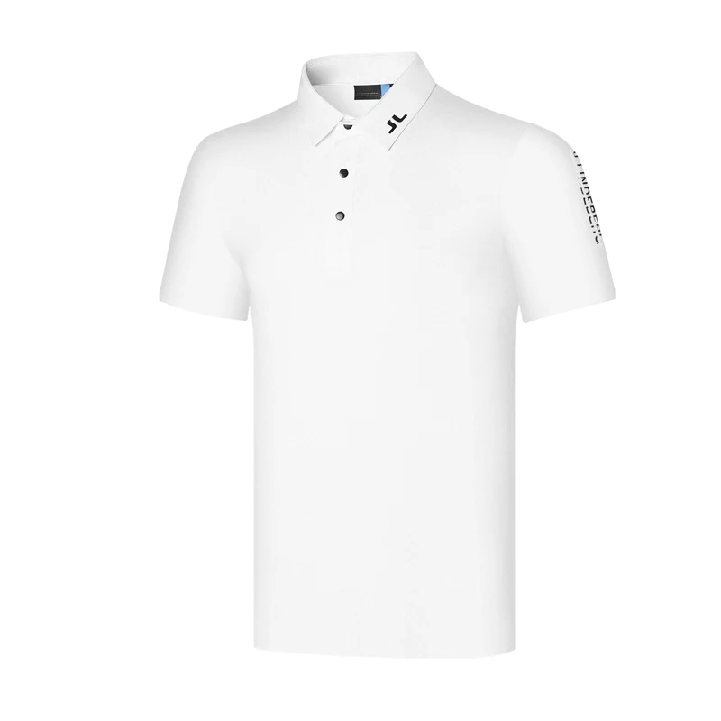 2023 Summer New Golf Clothing Men's Short-Sleeved T-Shirt Breathable Quick Dry Polo Shirt Sporty Casual Uniform Rush