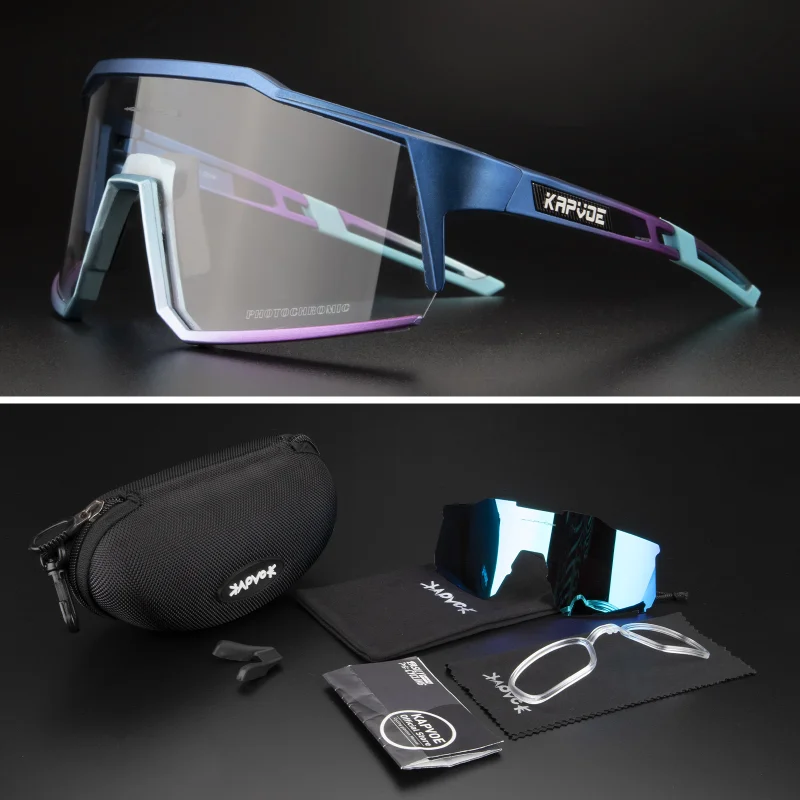 

Солнцезащитные очки Kapvoe для мужчин и женщин, фотохромные, для велоспорта, походов, рыбалки, вождения