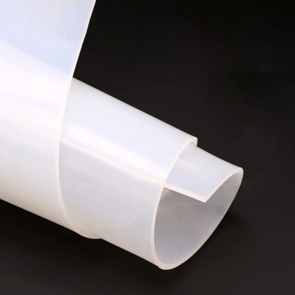 

0.5mm-10mm 500mm Width 500mm Length Top Quality Silicone Rubber Sheet High Temperature Resistant Transparent Silicone Film