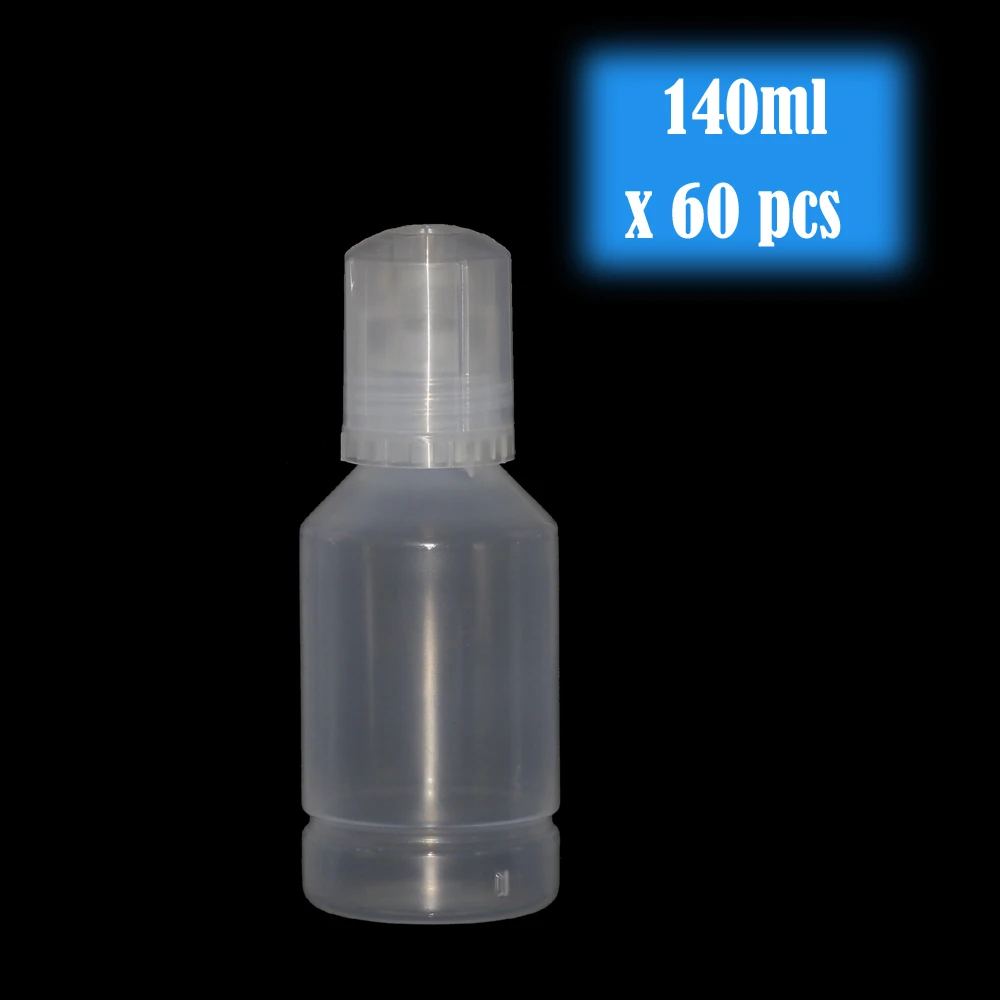 60 шт. 140 мл универсальная пустая бутылка для чернил принтера Epson Ecotank