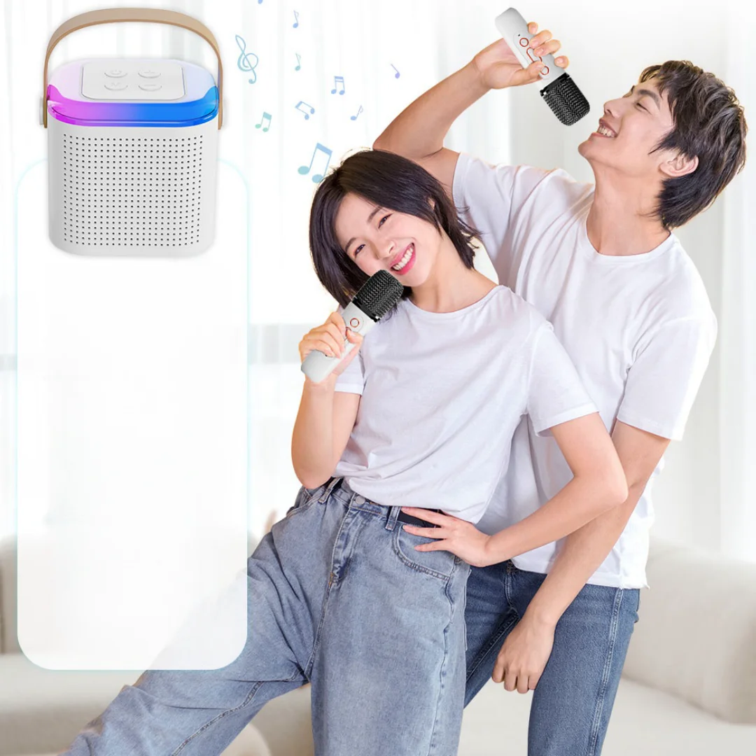 Портативная Мини-динамик Bluetooth Для Караоке Домашняя Беспроводная Аудиосистема