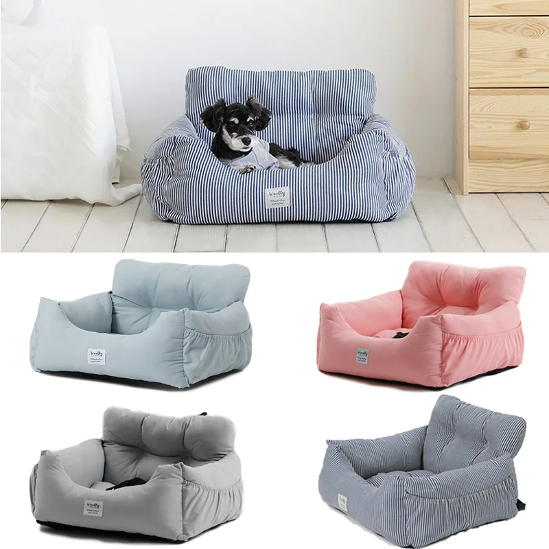 

Travel Car Carriers Pet Car Seat Cover Pet Carrier Bag Pet Seat Cover Sofa Seat Pad Safe Outdoors Traveling Indoor Dog Bed