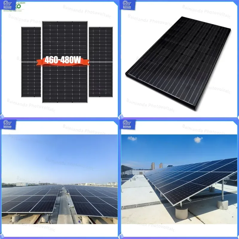 Фото Солнечная панель Jinkohu Neo 60HL4 V 460W 465W 470W 475W 480W N-типа, монокристаллическая, двусторонняя, с двойным стеклом, для крыш №1
