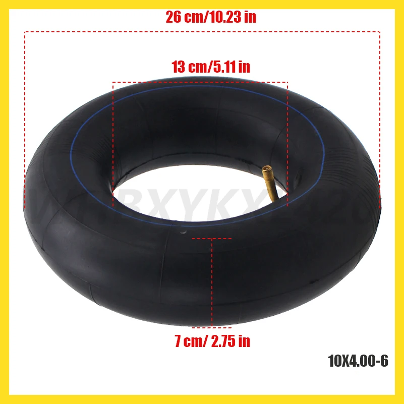 1/2 шт. 10x4 00-6 внутренняя трубка мини-мотоцикл электрический скутер индивидуальный