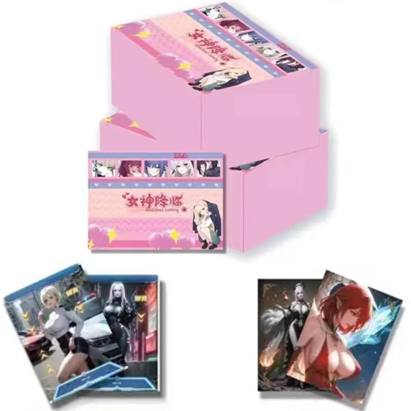 

Wholesales Goddess Coming Story Box Collection Cards Case Booster Bikini Puzzle Anime Playing Game Cards