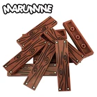 Marumine, 1x4 плитка, фотоплитка, 50 шт., доска, пол, деревянный блок, 10638 Совместимость с MOC, классическое здание, фотоаксессуары, детали