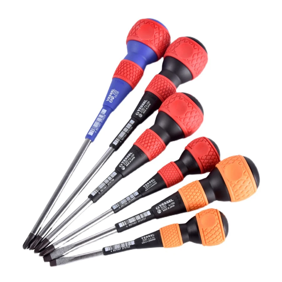 Отвертка с шариковым захватом 220 высокоточным черным наконечником